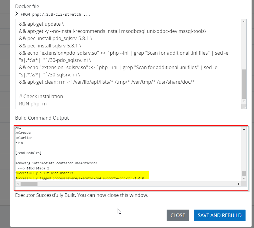 How to create a PHP with SQLSRV script executor – ProcessMaker